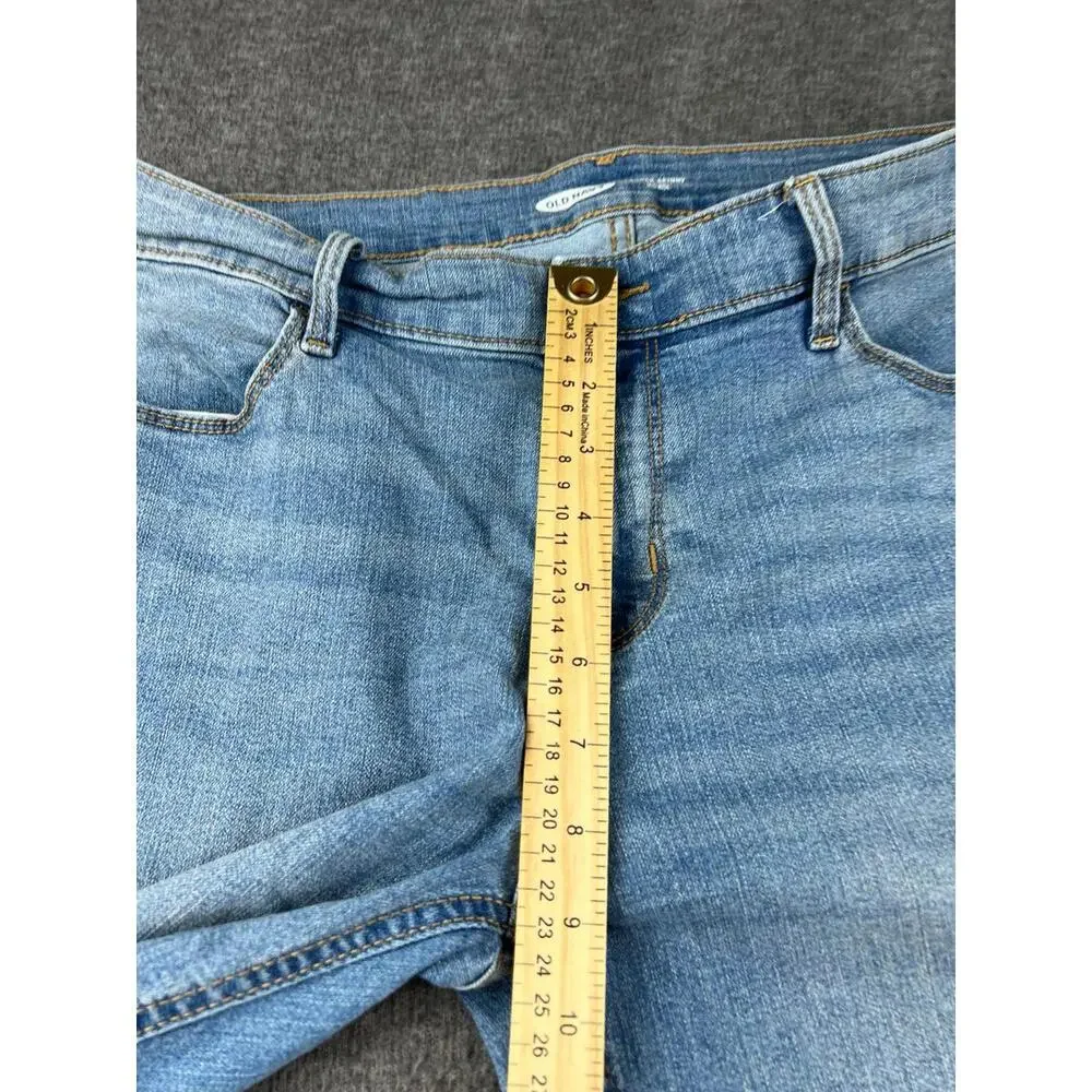 Old‎ Navy Kids Super Skinny Jeans Light Blue Denim Size 12